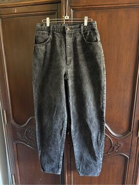 Vintage Hunt Club Faded Black Cotton Made in USA Mom Jeans size 12